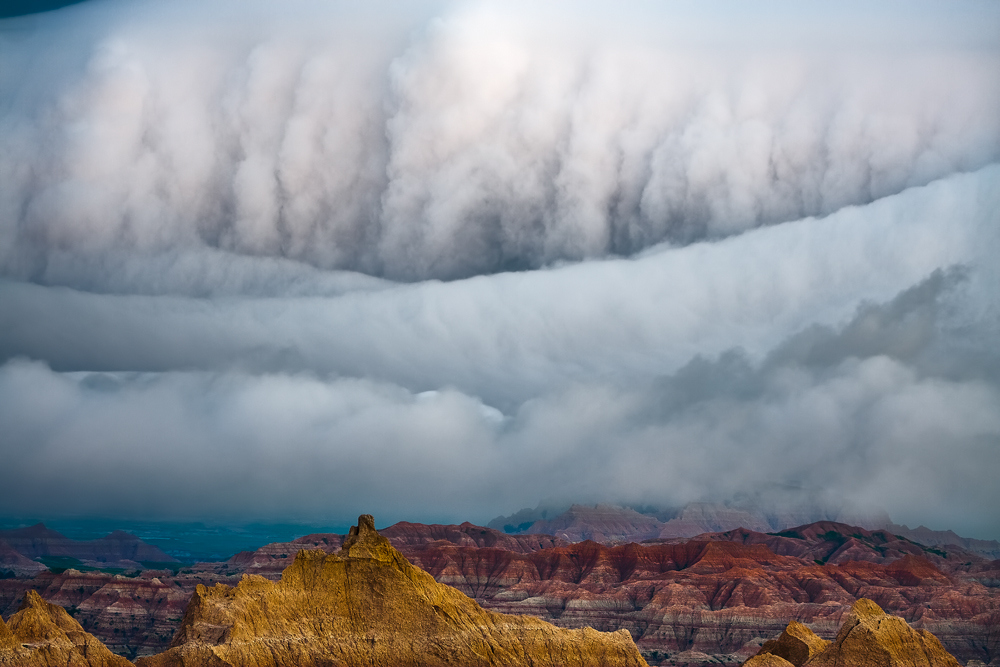 Badlands Fog Storm