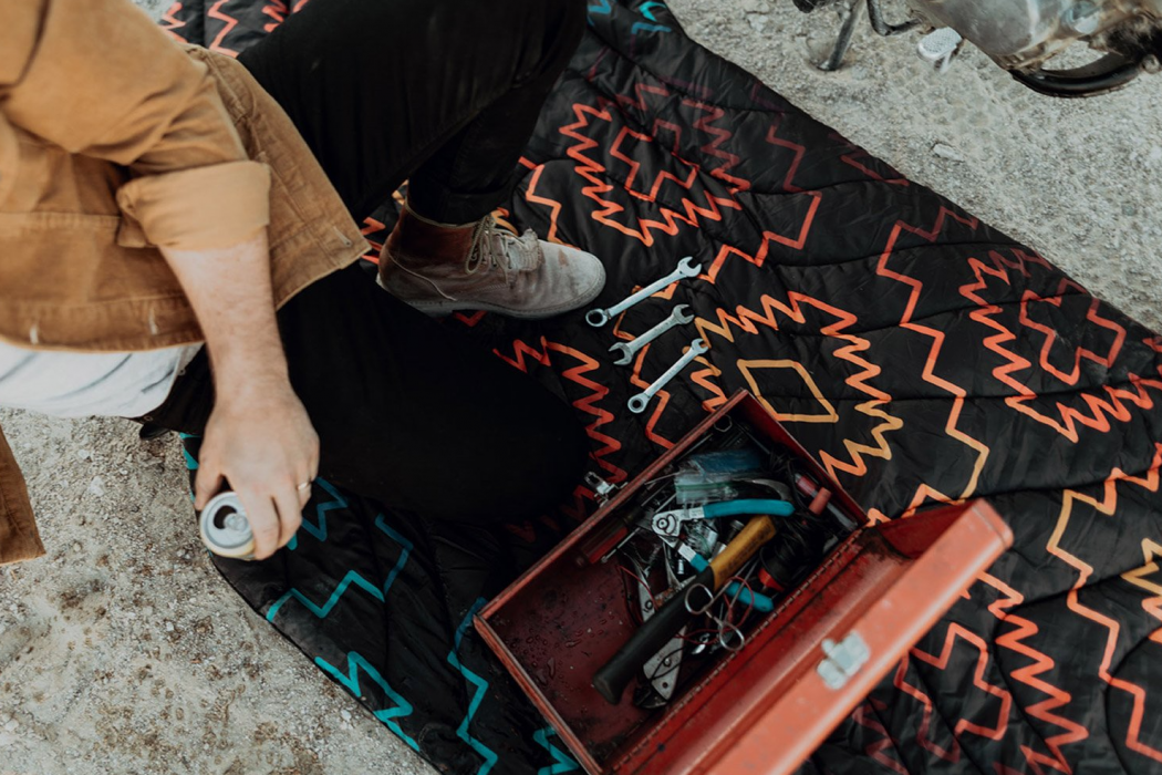 Rumpl x Iron & Resin Last Ride Blanket The Coolector